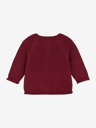 Strickjacke Syrah Rot von Fixoni