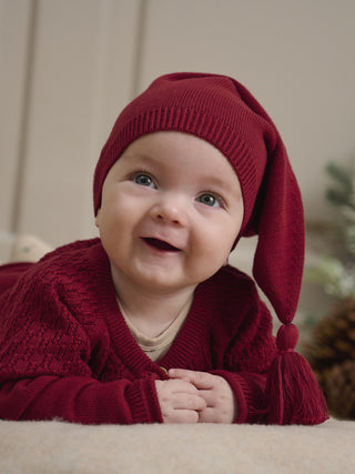 Strickjacke Syrah Rot von Fixoni