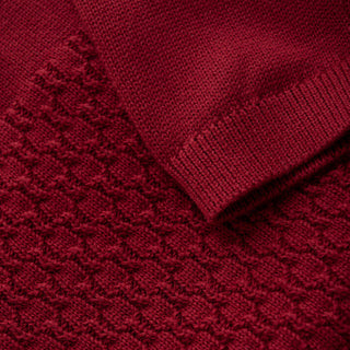 Strickkleid Syrah Rot von Fixoni