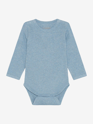 Modal Rib-Body Mountain Spring Melange Blau von Fixoni