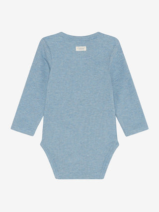 Modal Rib-Body Mountain Spring Melange Blau von Fixoni