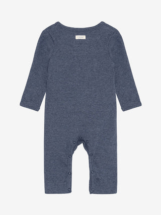 Modal Strampler Vintage Indigo Melange Blau von Fixoni