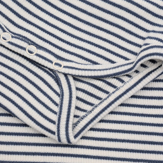 Rib-Body Vintage Indigo Blau gestreift von Fixoni