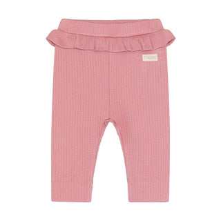 Modal rib leggings beige from Fixoni