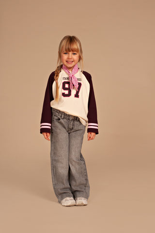 Jeanshose Mädchen Wide Leg Pants Grau von Stains & Stories