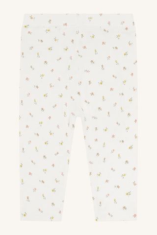 Bambus Leggings Ludo Ivory mit Blumenprint von Hust and Claire