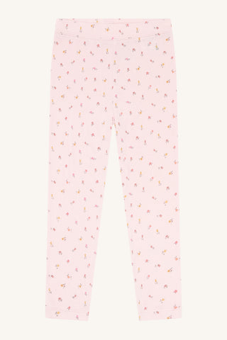Bambus Leggings Ludo Chalk Pink mit Blumenprint von Hust and Claire