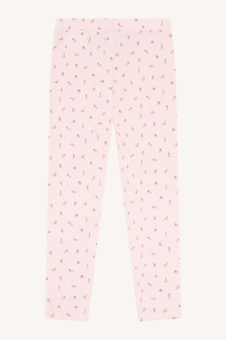 Bambus Leggings Ludo Chalk Pink mit Blumenprint von Hust and Claire