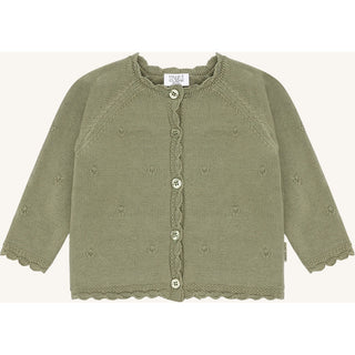 Strickjacke Cilja Green Tea Grün von Hust & Claire