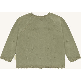 Strickjacke Cilja Green Tea Grün von Hust & Claire