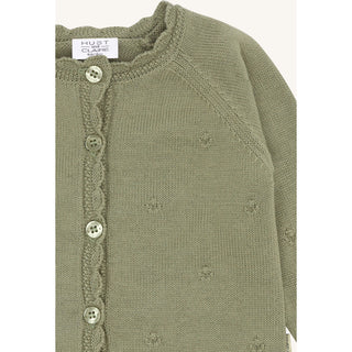Strickjacke Cilja Green Tea Grün von Hust & Claire