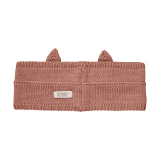 Merinowolle Strickstirnband Burlwood Altrosa von Huttelihut