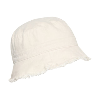 Sonnenhut-Fischerhut Beige ausgefranst von Huttelihut