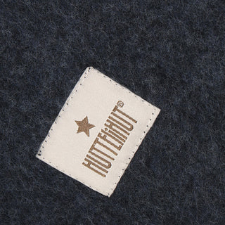 Balaclava Woolfleece Navy Melange Blau von Huttelihut