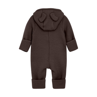 Wollfleece Overall Braun von Huttelihut