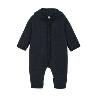 Wollfleece Overall Blau von Huttelihut