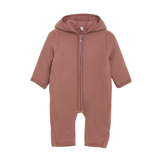 Merino Wollfleece Overall Burlwood Altrosa von Huttelihut