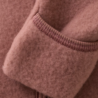 Merino Wollfleece Overall Burlwood Altrosa von Huttelihut