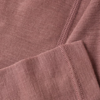 Merinowolle-Seide Leggings Burlwood Altrosa von Huttelihut