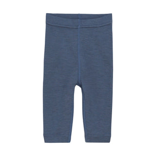 Merinowolle-Seide Leggings Folkstone Gray Blau von Huttelihut