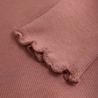 Modal Langarm-Shirt Burlwood Altrosa von Huttelihut