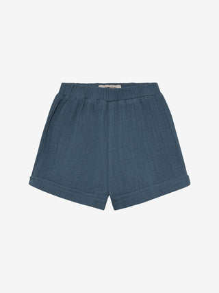 Musselin Kurze Hose Bering Sea Blau von Huttelihut