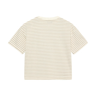 T-Shirt White Pepper Braun Blazer gestreift von Huttelihut