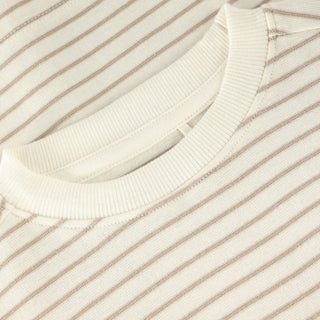 T-Shirt White Pepper Braun Blazer gestreift von Huttelihut