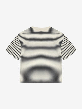 T-Shirt Navy Blazer gestreift von Huttelihut
