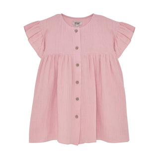 Musselin Kleid Pale Mauve für Kinder von Huttelihut