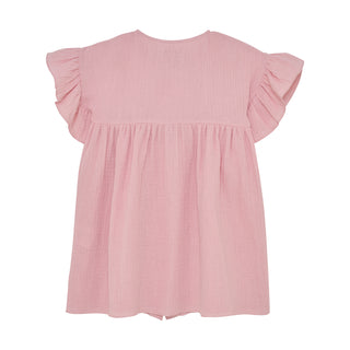 Musselin Kleid Pale Mauve für Kinder von Huttelihut