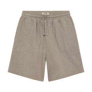 Musselin Shorts Moon Rock Braun von Huttelihut