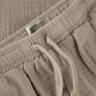 Musselin Shorts Moon Rock Braun von Huttelihut