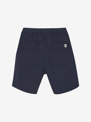 Kurze Baumwollhose Dunkelblau für Kinder von Huttelihut