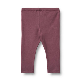 Baby-Leggings Jules Eggplant Violett von Wheat