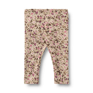 Baby-Leggings Jules Soft Sand Flower Wine von Wheat