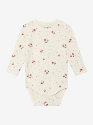 Bambus Langarm Body Peach Whip mit Blumenprint von Minymo