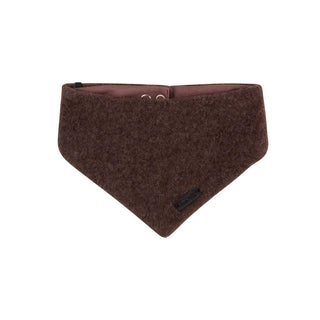 Wollfleece Dreieck Halstuch Dark Brown von Pure Pure