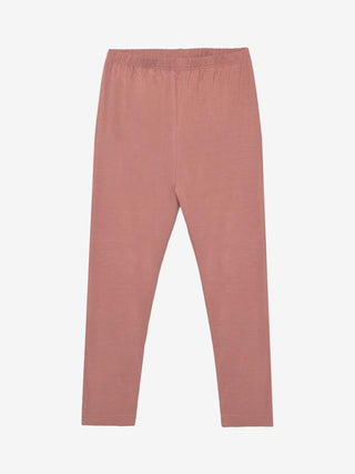 Bambus Langarm Pyjama Set Peach Whip mit Blumenprint von Minymo