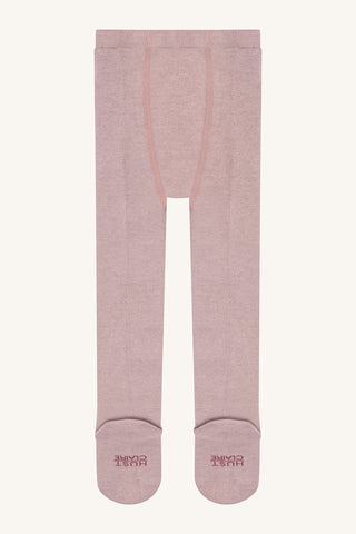 Merinowolle-Bambus Strumpfhose Foxie Mauve von Hust and Claire