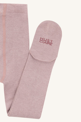 Merinowolle-Bambus Strumpfhose Foxie Mauve von Hust and Claire