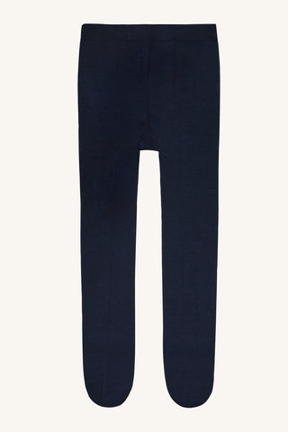 Merinowolle-Bambus Strumpfhose Foxie Blau von Hust and Claire