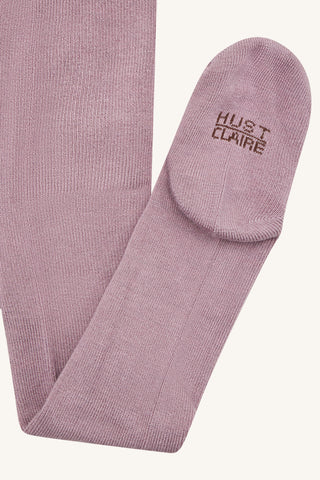 Bambus-Strumpfhose Fuxie Mauve von Hust and Claire