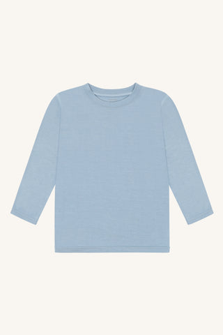 Bambus Langarm Shirt Austin Light Blue von Hust and Claire