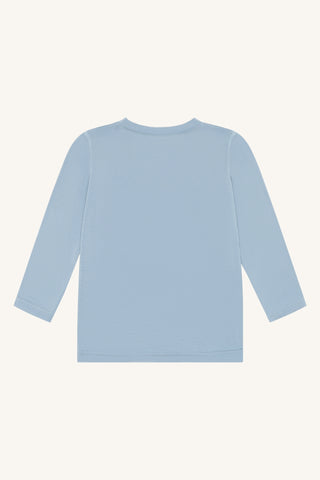 Bambus Langarm Shirt Austin Light Blue von Hust and Claire