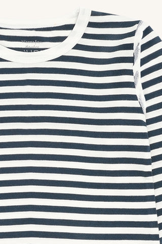 Bambus Langarm Shirt Austin Skyway Blues gestreift von Hust and Claire