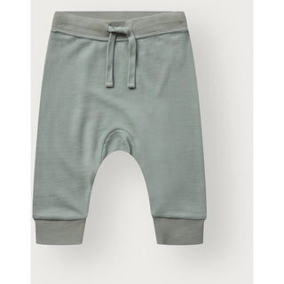 Merinowolle-Bambus Hose Gaby State Green von Hust & Claire