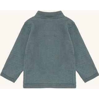 Merinowolle-Bambus Jacke Camil Balsam Green von Hust & Claire