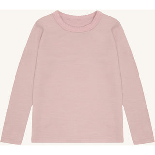 Merinowolle-Bambus Langarm-Shirt Abba Dusty Rose von Hust & Claire