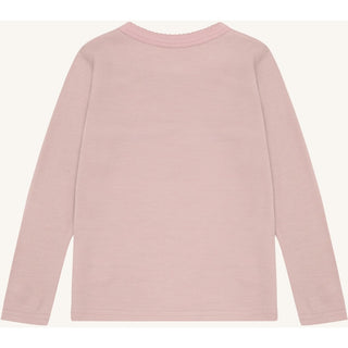 Merinowolle-Bambus Langarm-Shirt Abba Dusty Rose von Hust & Claire